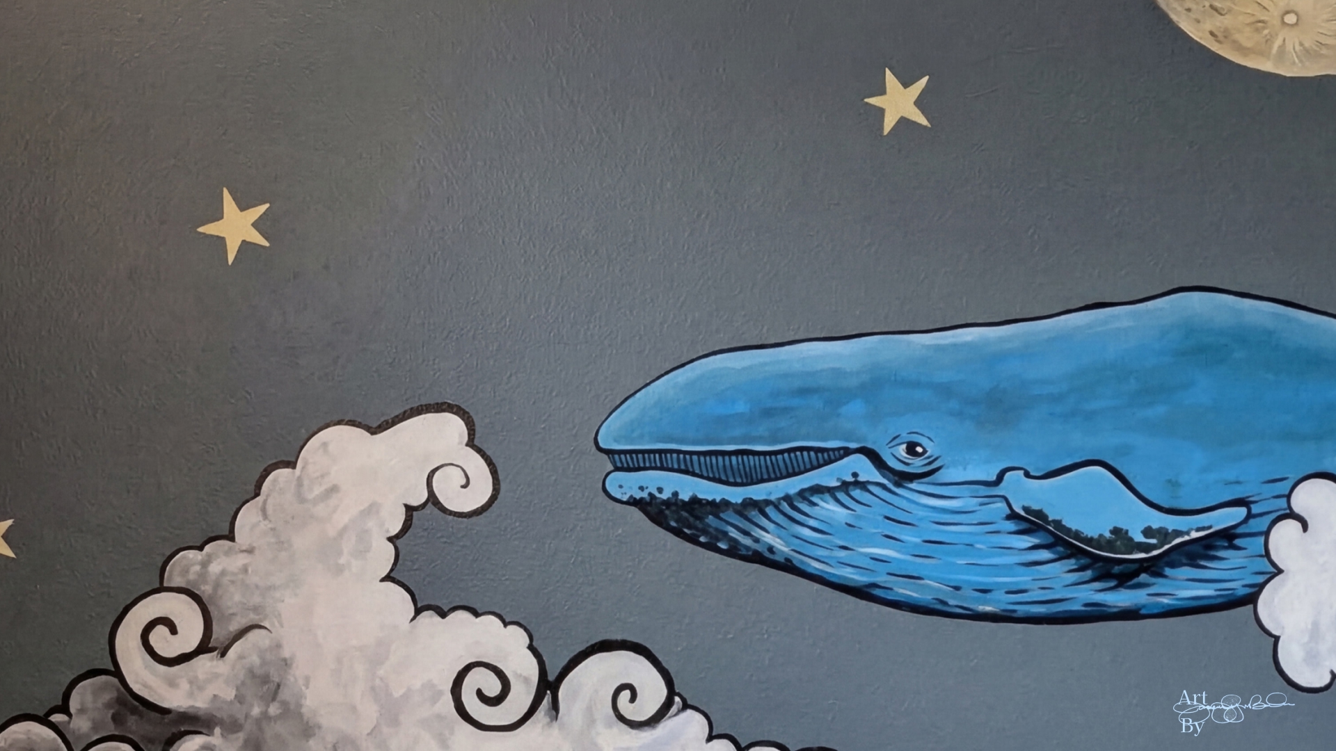 Whale & Moon Nursery alternate view